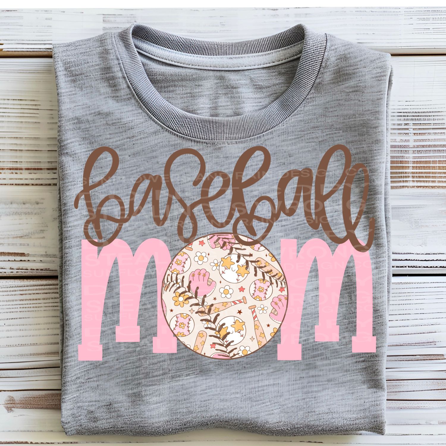 Retro pink Baseball mom  png file for sublimation and dtf shirts. Digital download only.