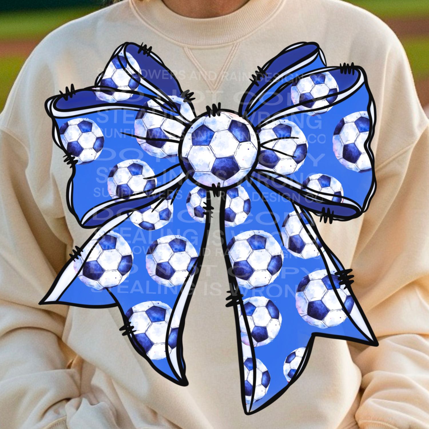 Soccer bow  png file for sublimation and dtf shirts. Digital download only.