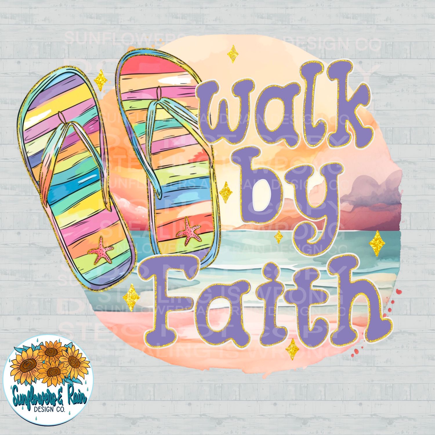 Walk by faith png file for sublimation and dtf shirts. Digital download only.