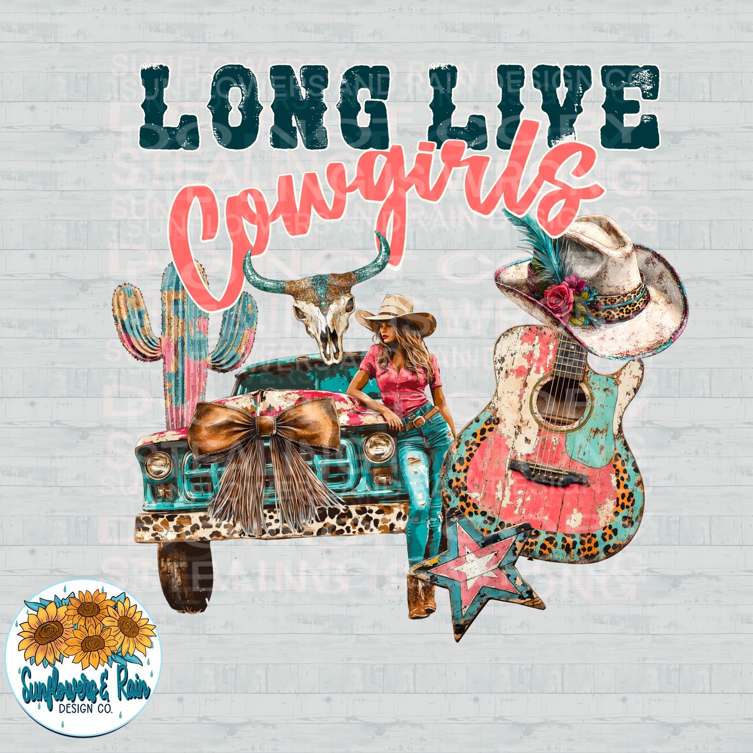 Long live cowgirls png file for sublimation and dtf shirts. Digital download only.
