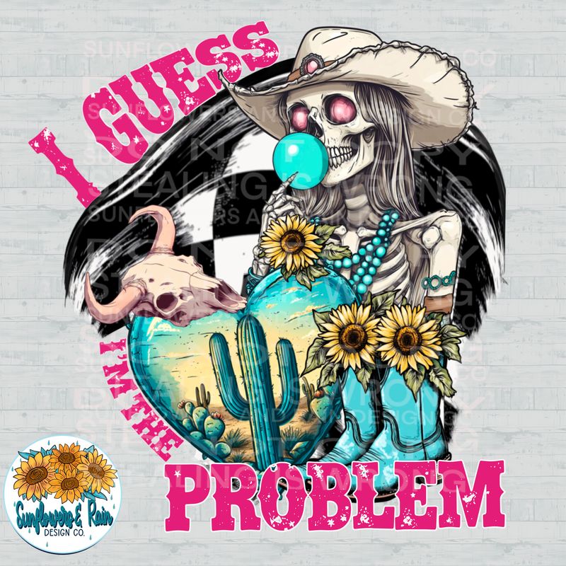 Guess I’m the problem png file for sublimation and dtf shirts. Digital download only.