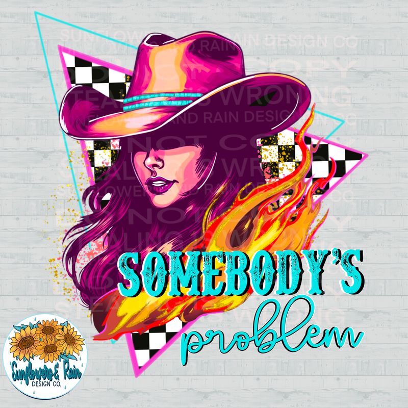 Somebody’s problem file for sublimation and dtf shirts. Digital download only.