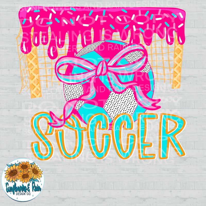 Soccer drip pink coquette bow png file for sublimation and dtf shirts. Digital download only.