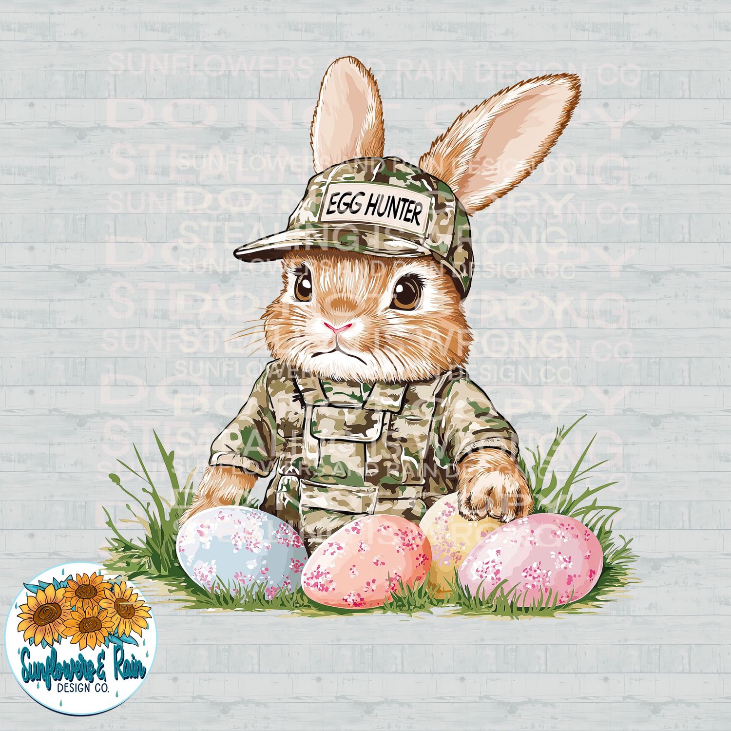 Easter Egg hunter png file for sublimation and dtf shirts. Digital download only.