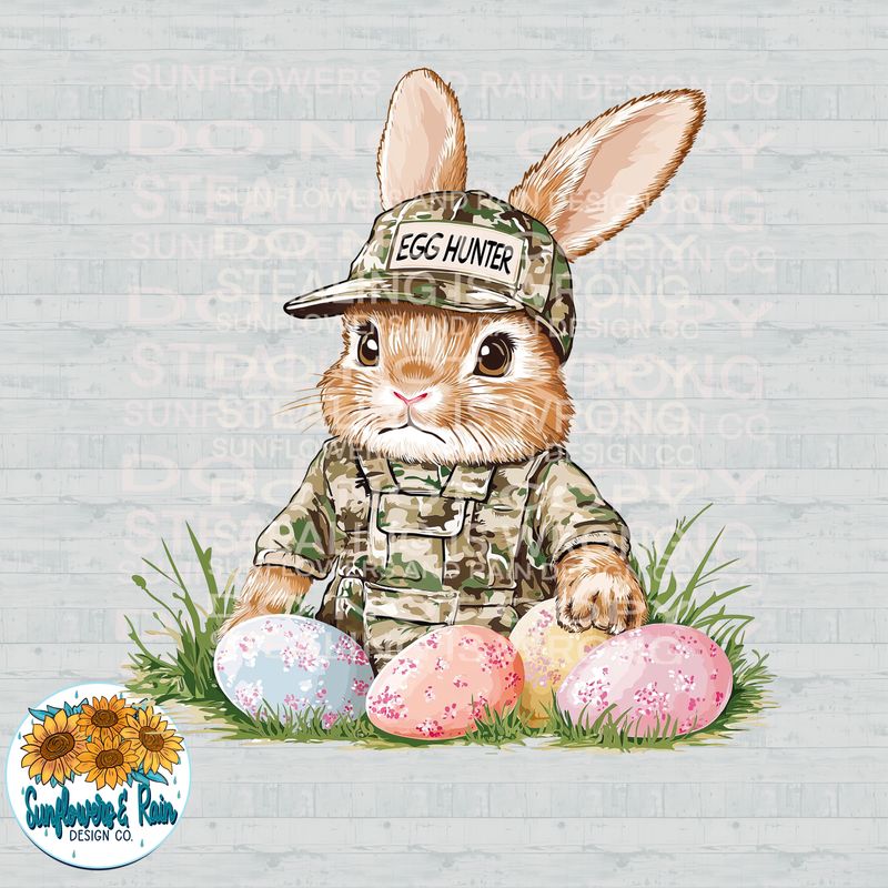 Easter Egg hunter png file for sublimation and dtf shirts. Digital download only.