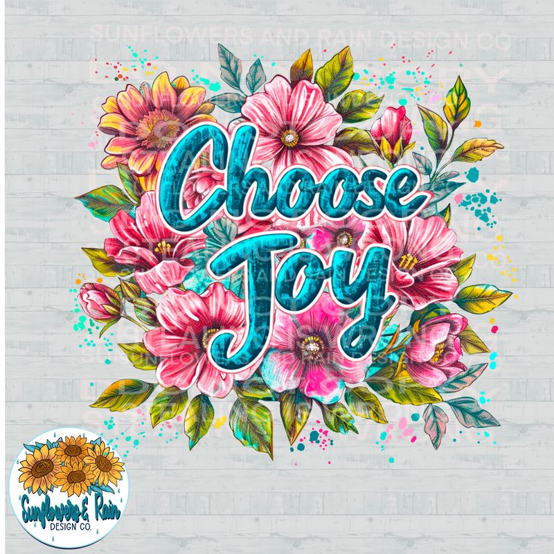 Choose Joy png file for sublimation and dtf shirts. Digital download only.
