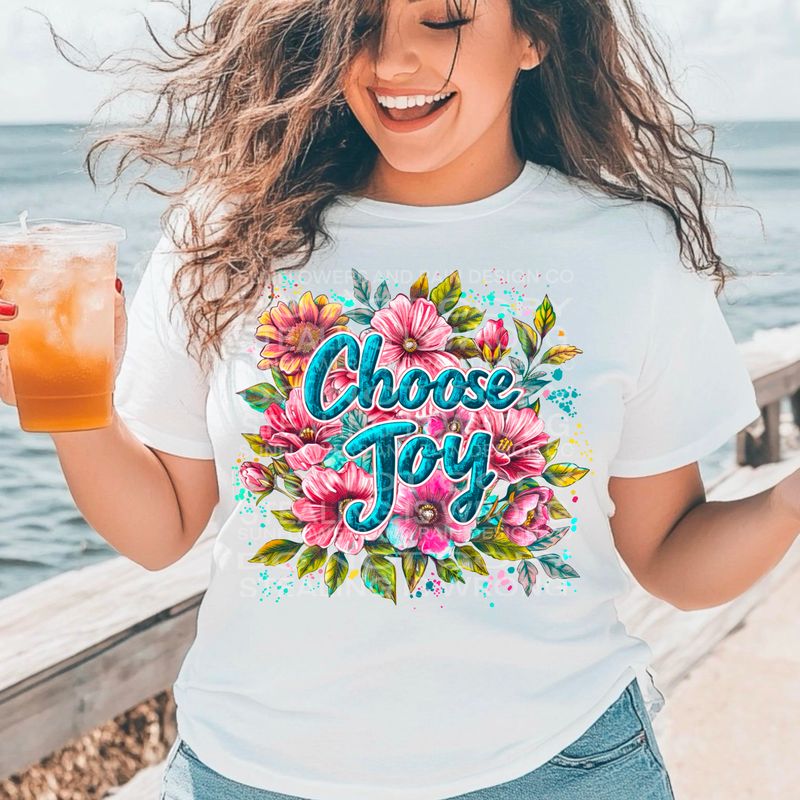 Choose Joy png file for sublimation and dtf shirts. Digital download only.