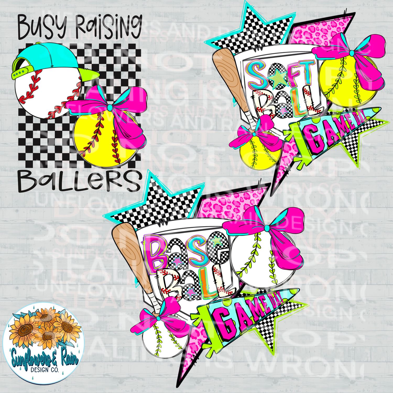 Softball ice cream drip, coquette bow bundle png file for sublimation and dtf shirts. Digital download only.