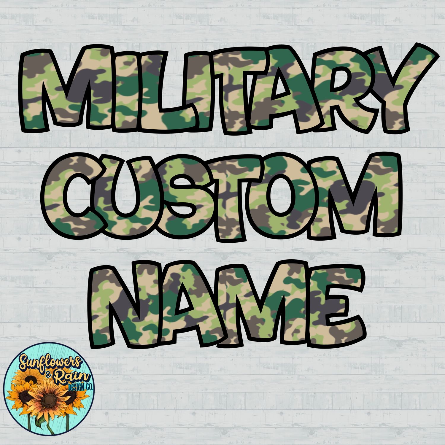 Custom military name png.