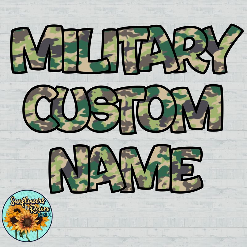 Custom military name png.