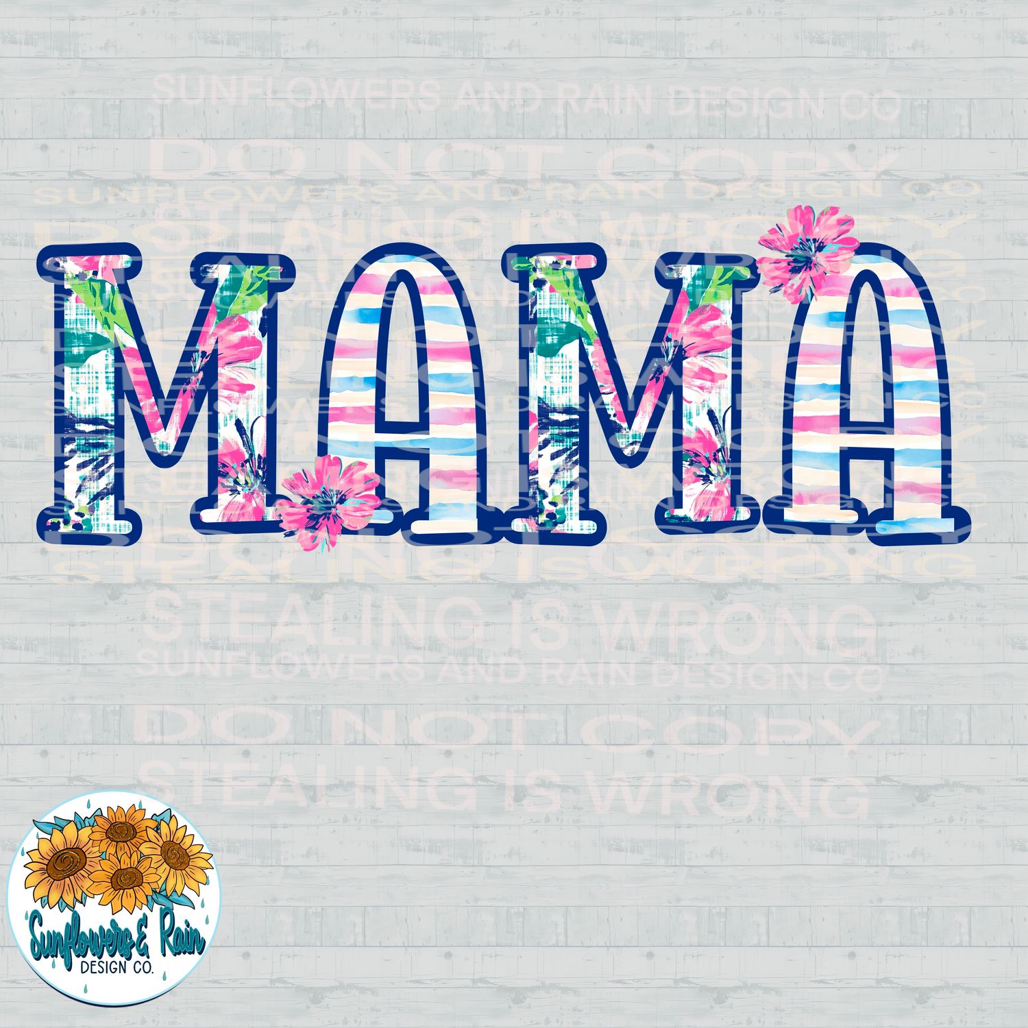 Mama beach theme png file for sublimation and dtf shirts. Digital download only.