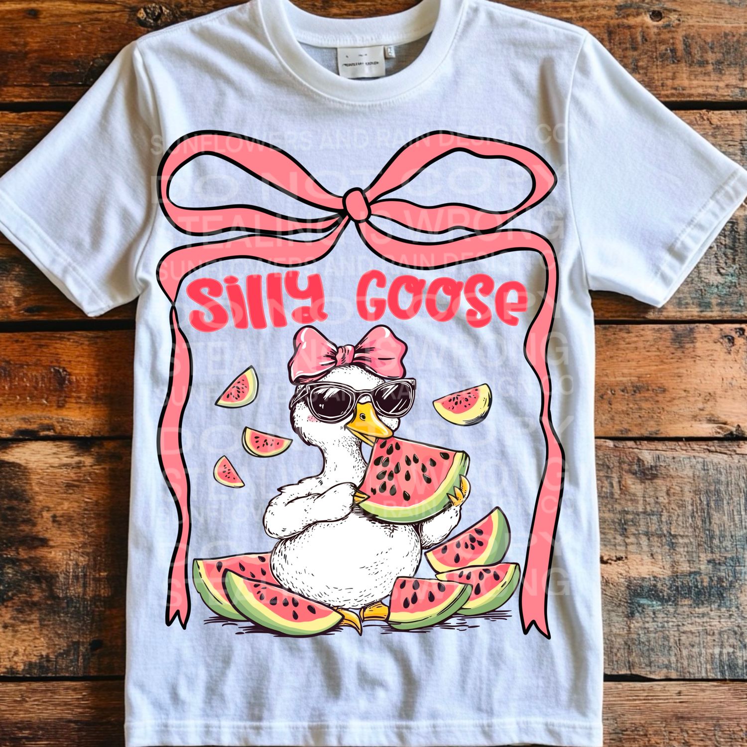 Silly Goose file for sublimation and dtf shirts. Digital download only.