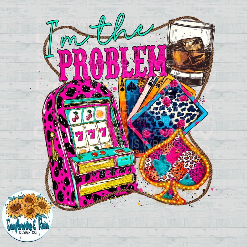 I’m the problem file for sublimation and dtf shirts. Digital download only.