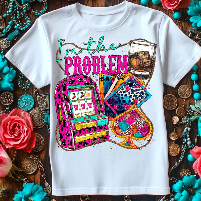 I’m the problem file for sublimation and dtf shirts. Digital download only.