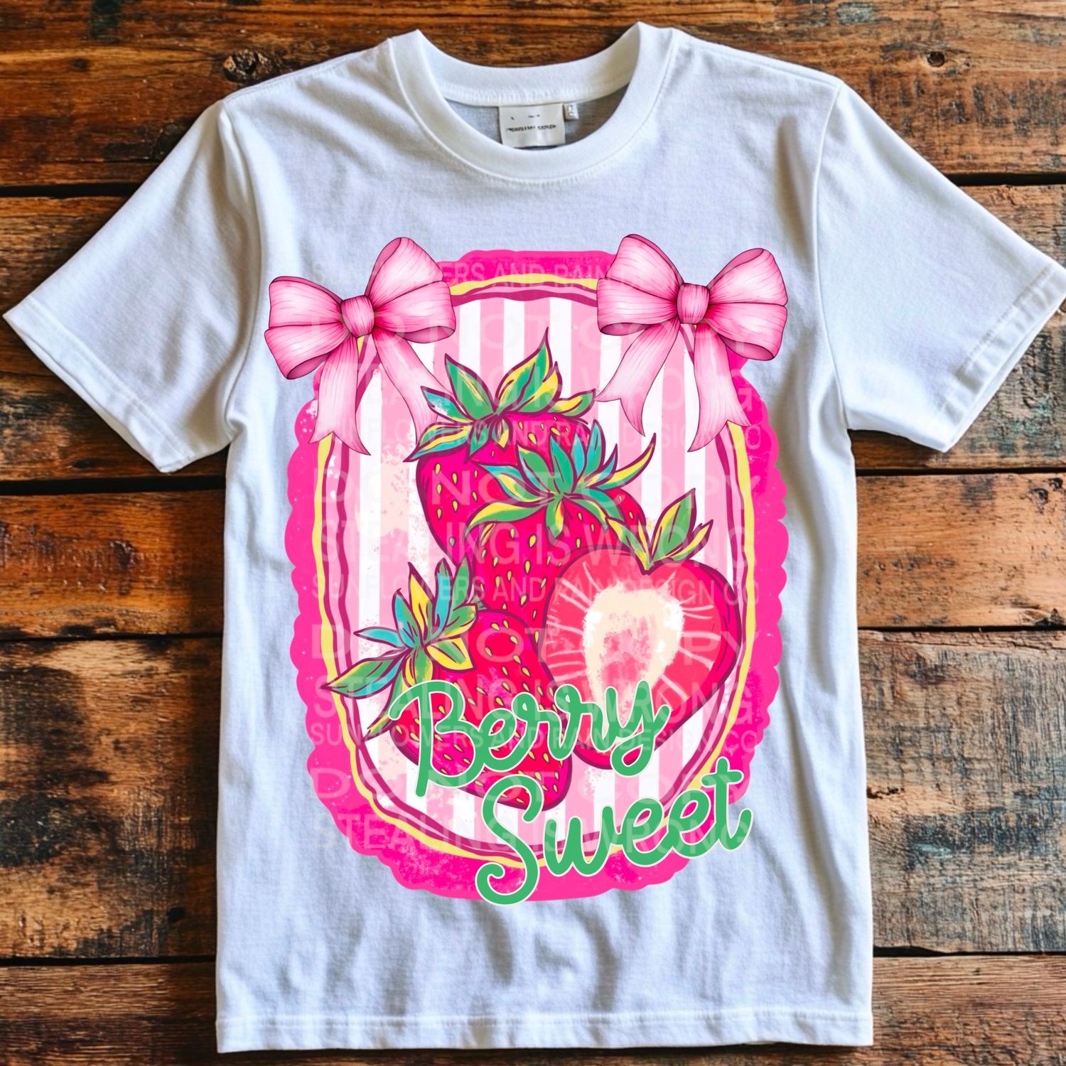 Coquette strawberry file for sublimation and dtf shirts. Digital download only.