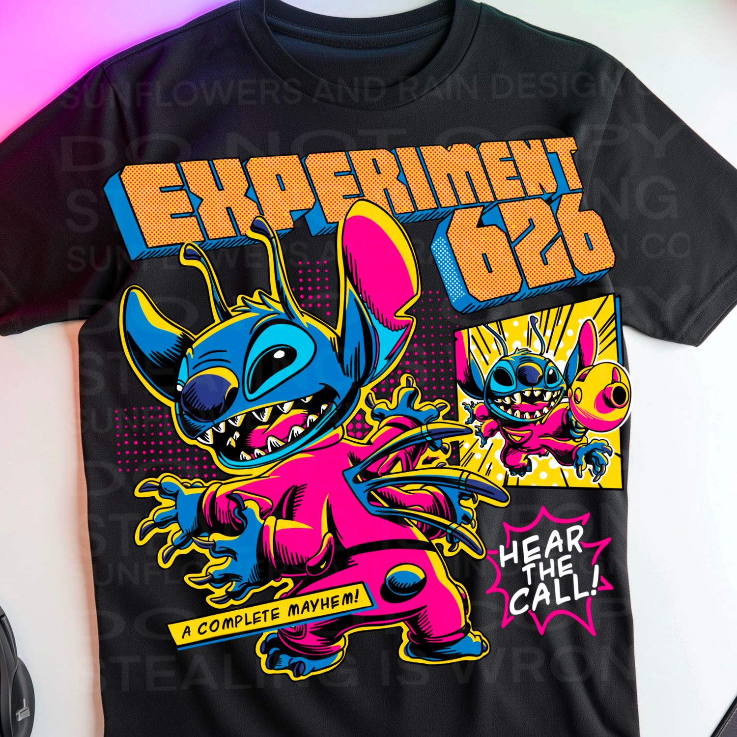 Stitch 626  png file for sublimation and dtf shirts. Digital download only.