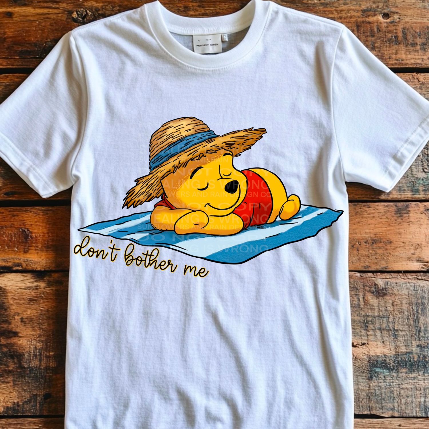 Pooh don’t bother me png file for sublimation and dtf shirts. Digital download only.