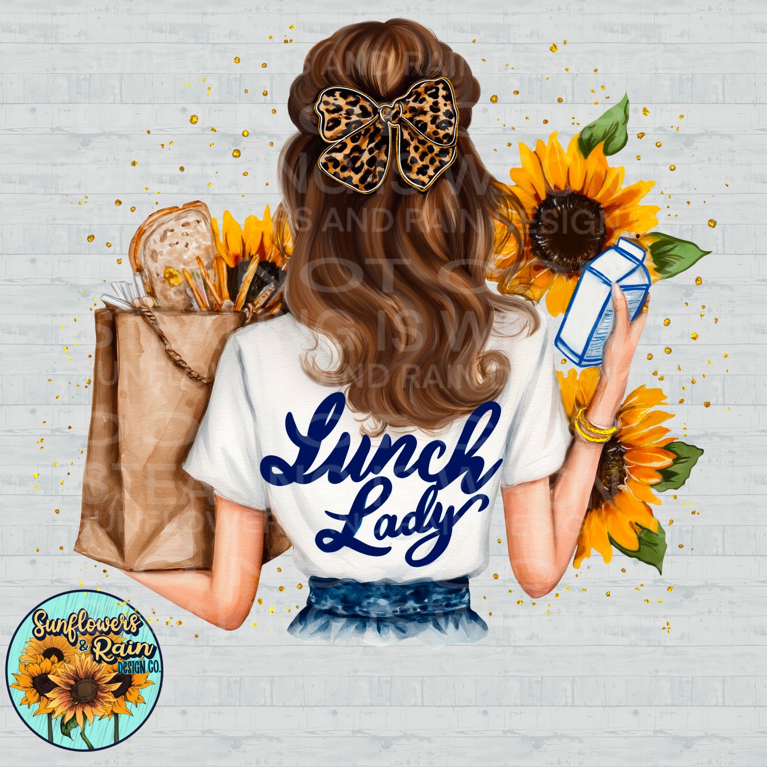 Lunch lady png file for sublimation and dtf shirts. Digital download only.