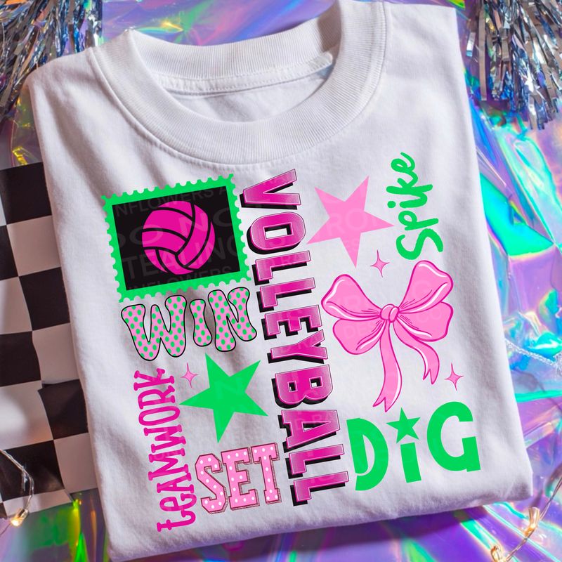 Volleyball file for sublimation and dtf shirts. Digital download only.