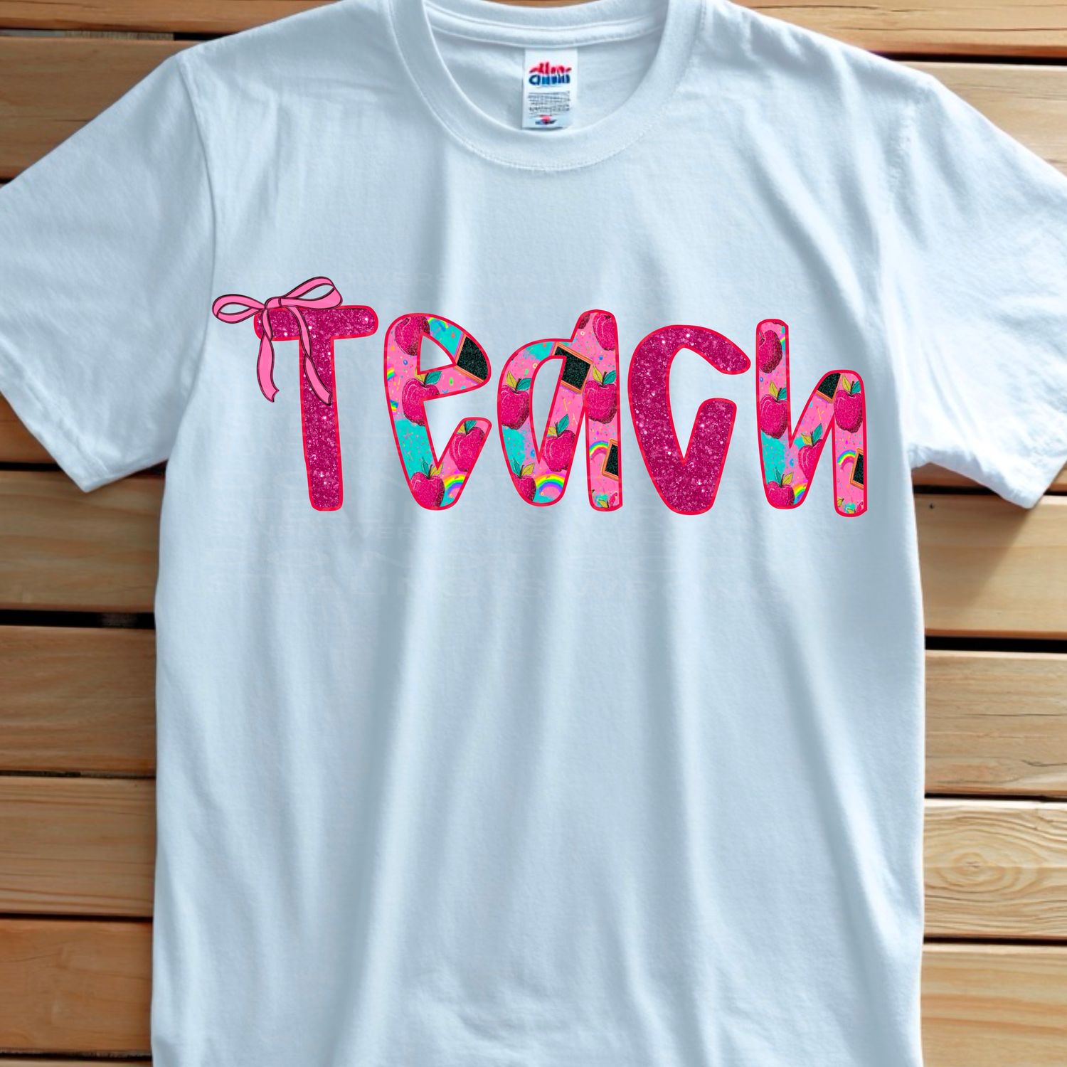 Teach  file for sublimation and dtf shirts. Digital download only.