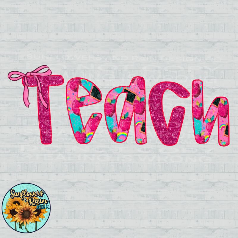 Teach  file for sublimation and dtf shirts. Digital download only.