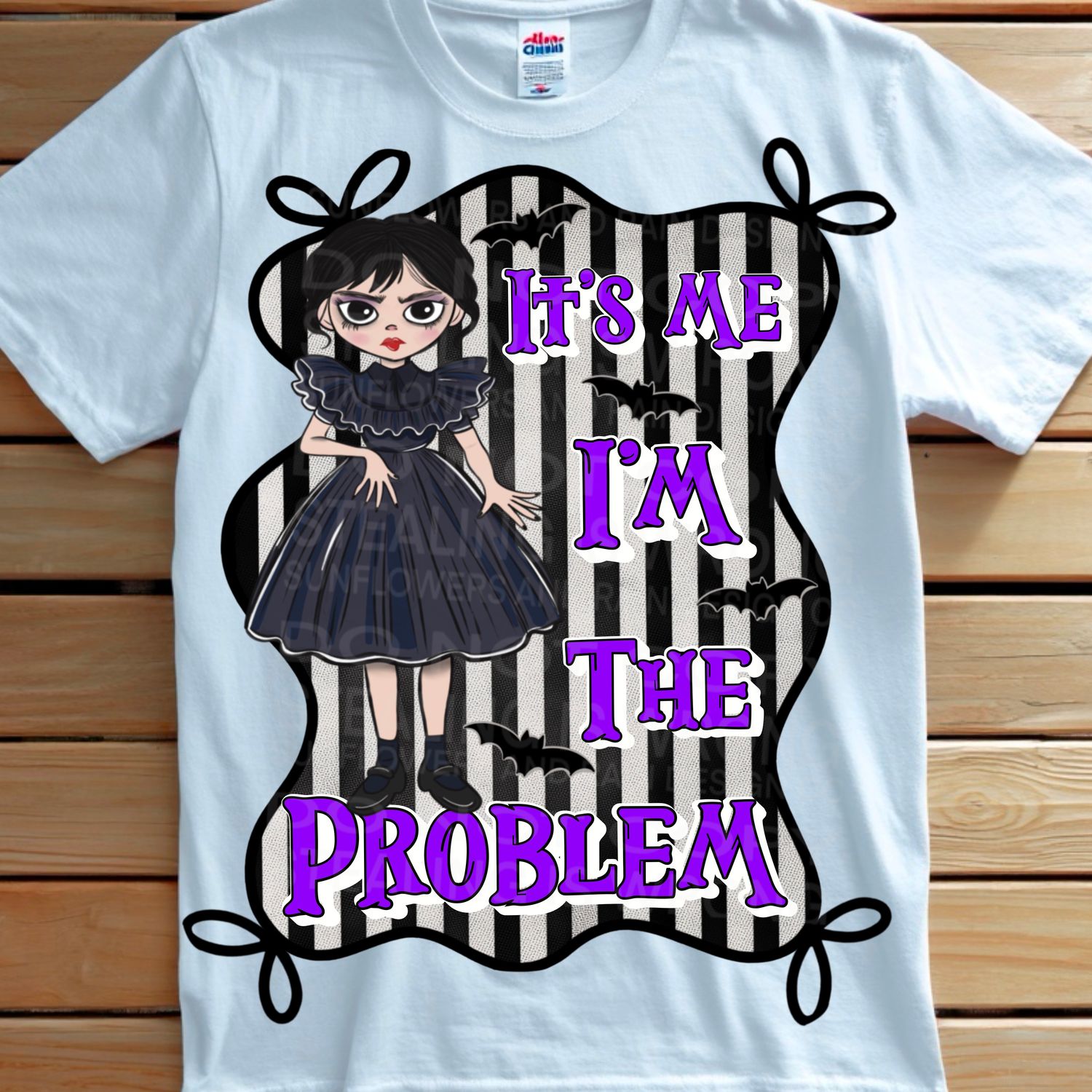 Wedensday png file for sublimation and dtf shirts. Digital download only.