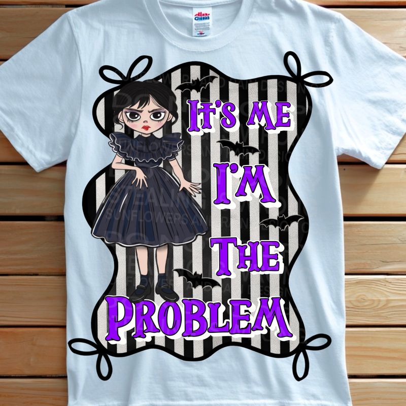 Wedensday png file for sublimation and dtf shirts. Digital download only.