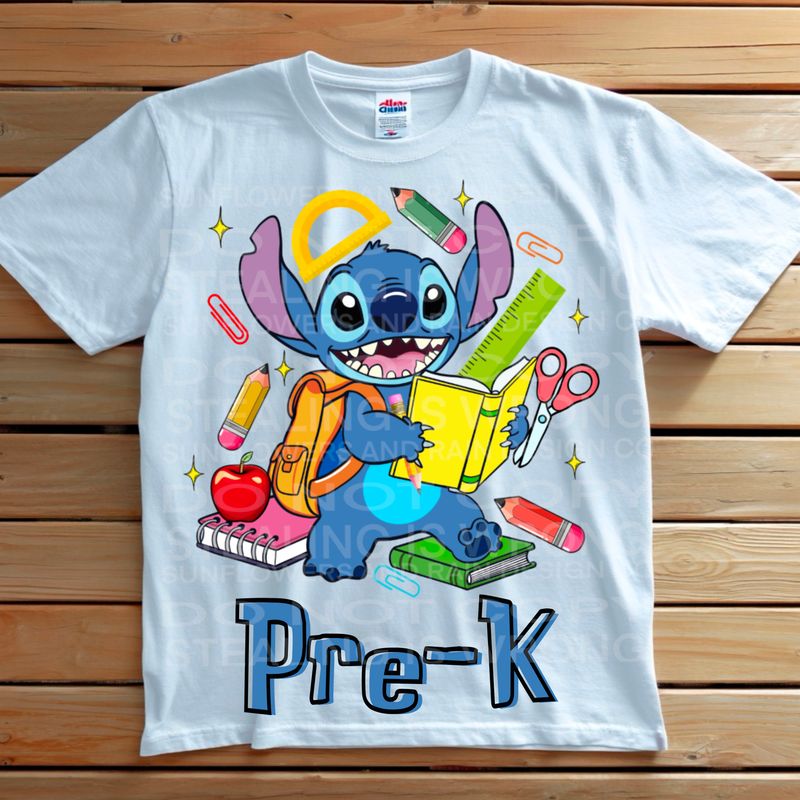 Stitch back to school bundle  png file for sublimation and dtf shirts. Digital download only.