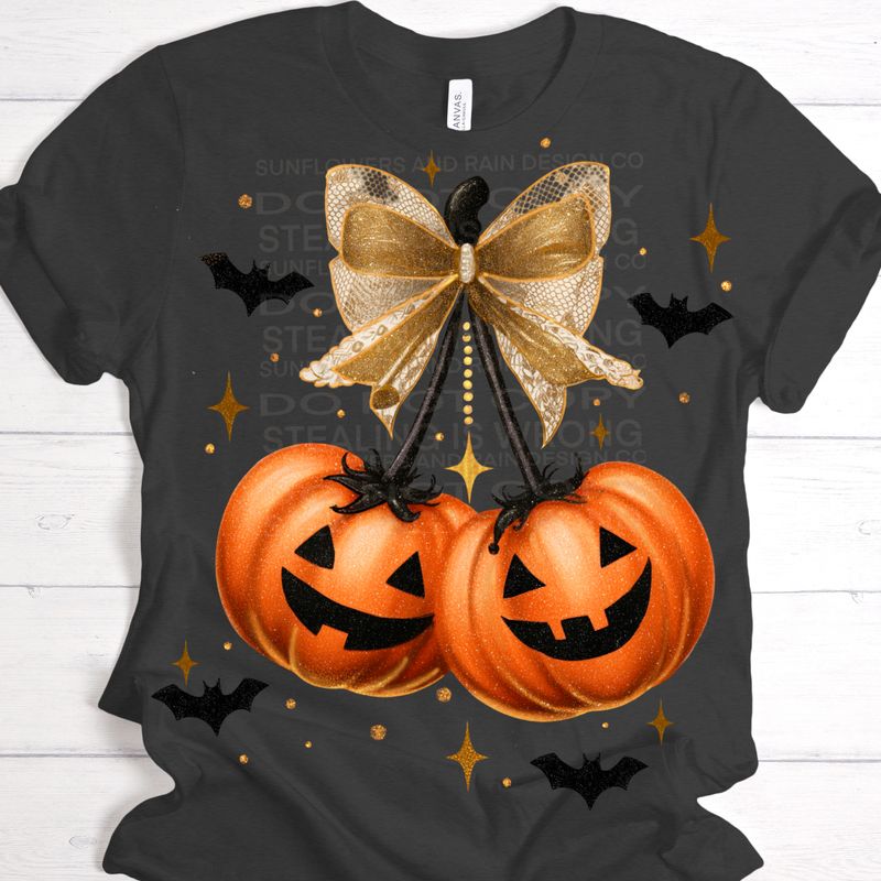 Pumpkins png file for sublimation and dtf shirts. Digital download only.