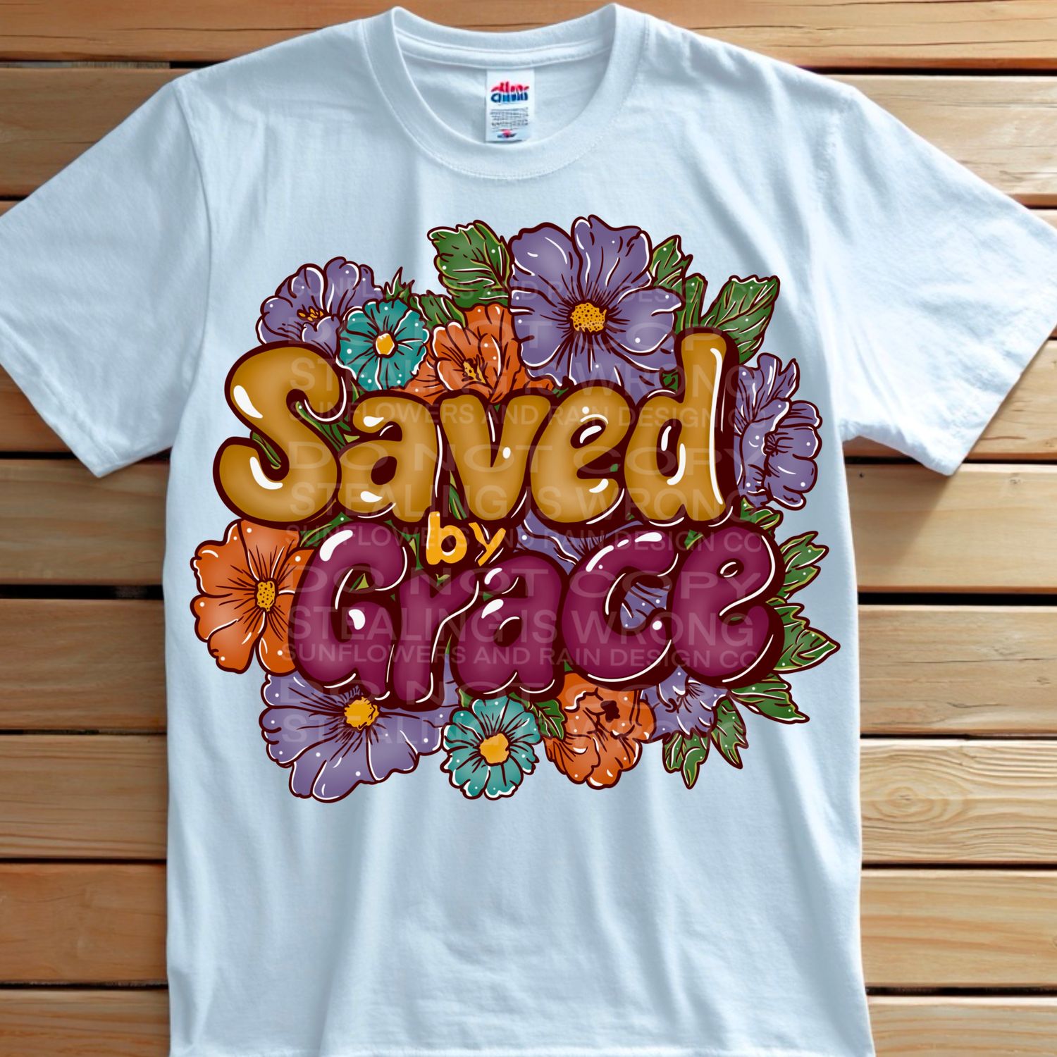 Saved by Grace png file for sublimation and dtf shirts. Digital download only.