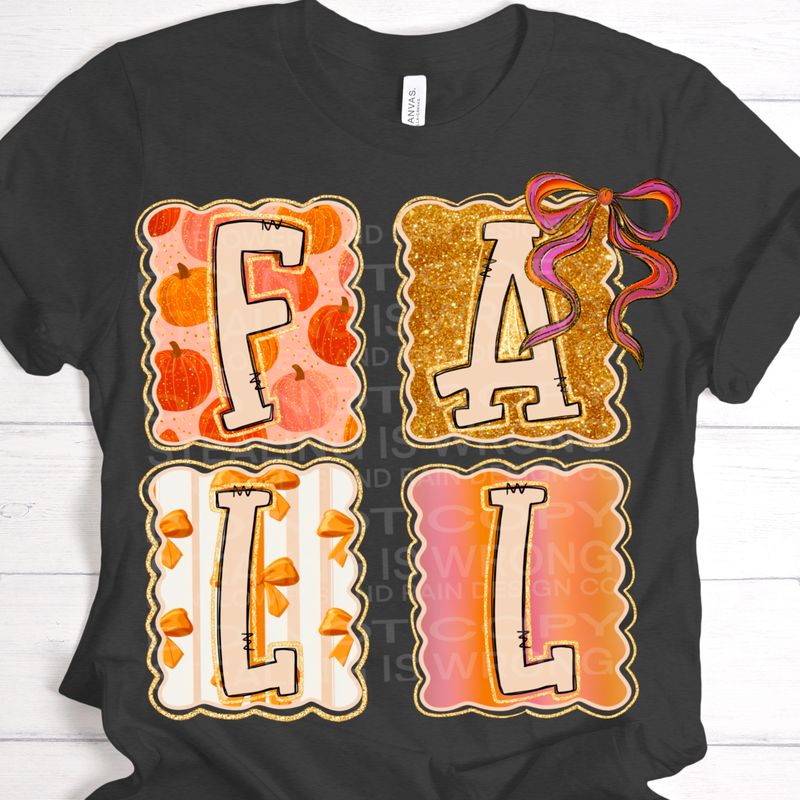 Fall coquette png file for sublimation and dtf shirts. Digital download only.
