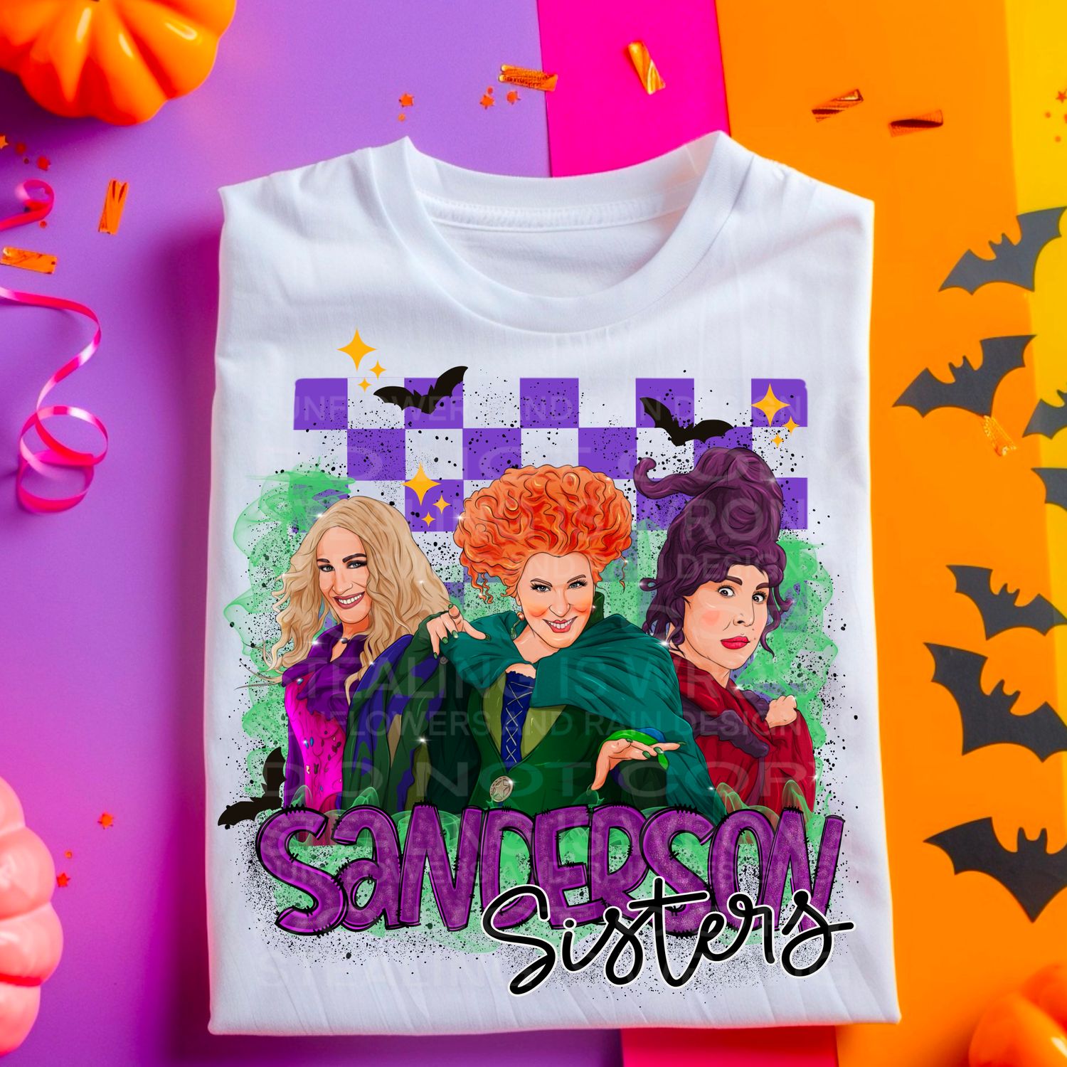 Sanderson sisters png file for sublimation and dtf shirts. Digital download only.