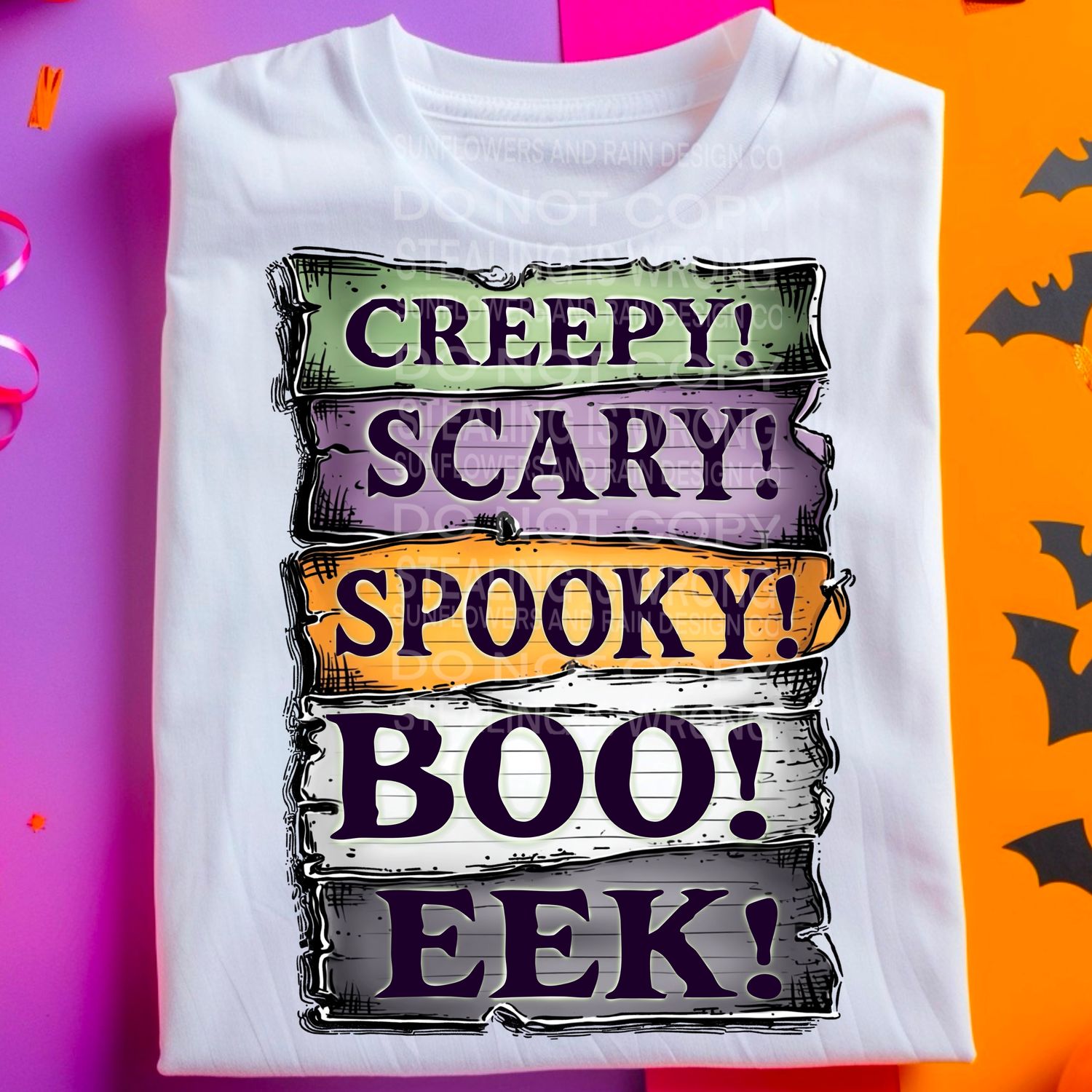 Creepy , scary, boo png file for sublimation and dtf shirts. Digital download only.