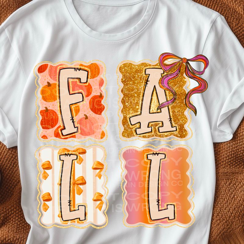 Fall coquette png file for sublimation and dtf shirts. Digital download only.