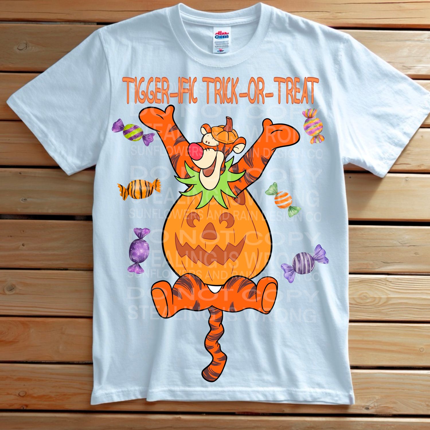Tigger Halloween  png file for sublimation and dtf shirts. Digital download only.