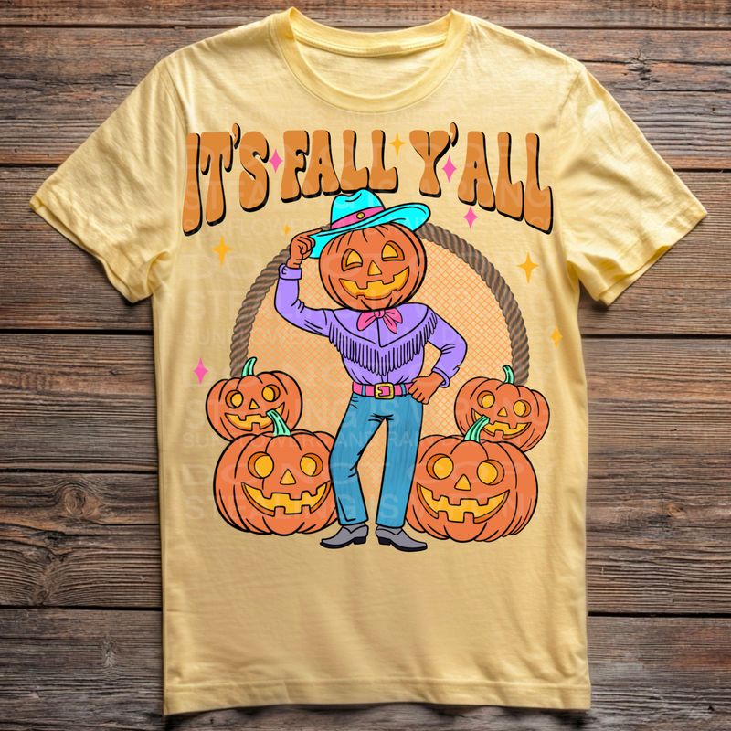 It’s fall y’all pumpkin  png file for sublimation and dtf shirts. Digital download only.