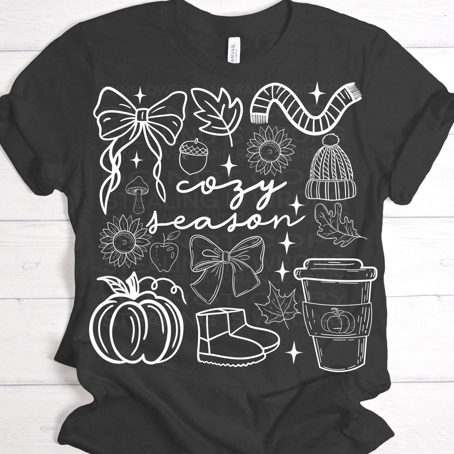 Cozy season bundle png file for sublimation and dtf shirts. Digital download only.