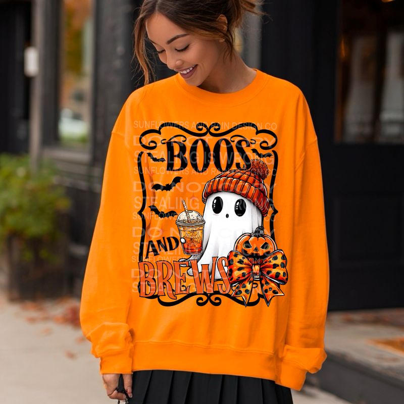 Boos and brews png file for sublimation and dtf shirts. Digital download only.