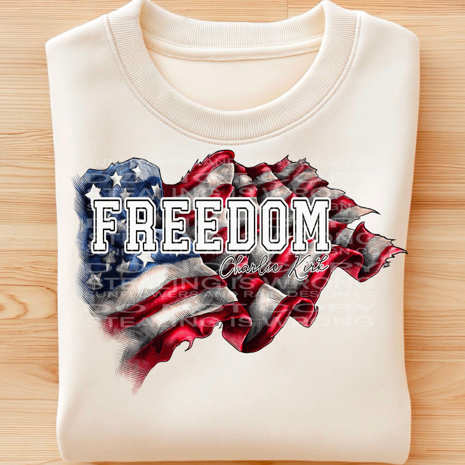 Freedom Charlie Kirk png file for sublimation and dtf shirts. Digital download only.
