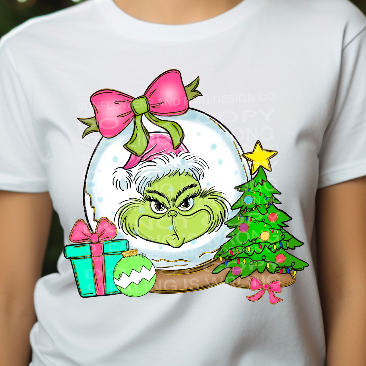 Grinch snow globe  png file for sublimation and dtf shirts. Digital download only.