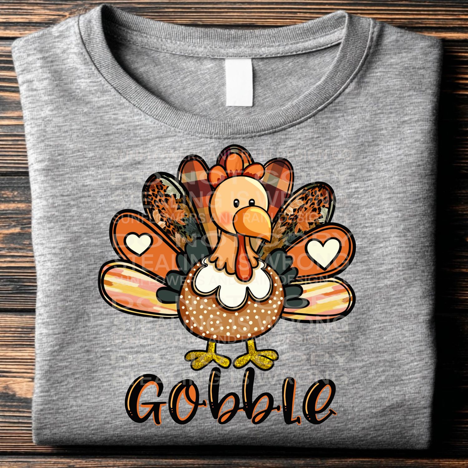 Gobble turkey png file for sublimation and dtf shirts. Digital download only.
