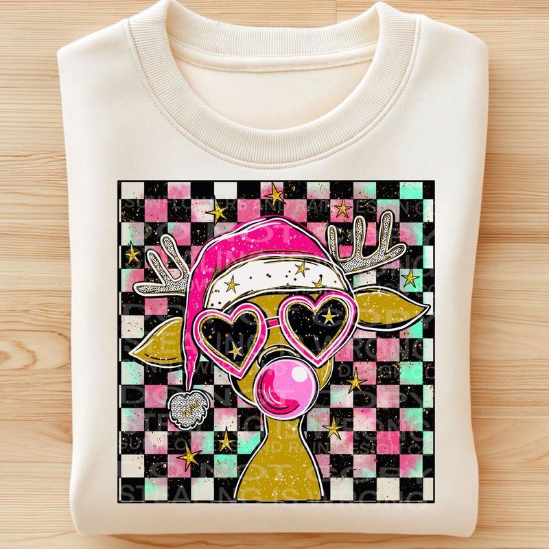 Deer png file for sublimation and dtf shirts. Digital download only.