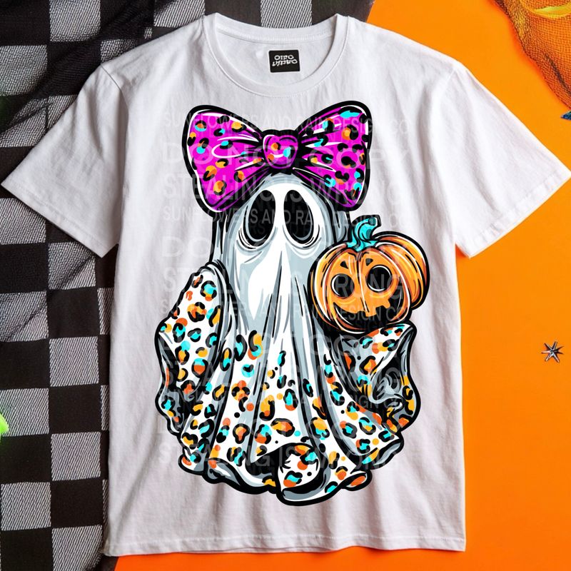 Coquette ghost png file for sublimation and dtf shirts. Digital download only.