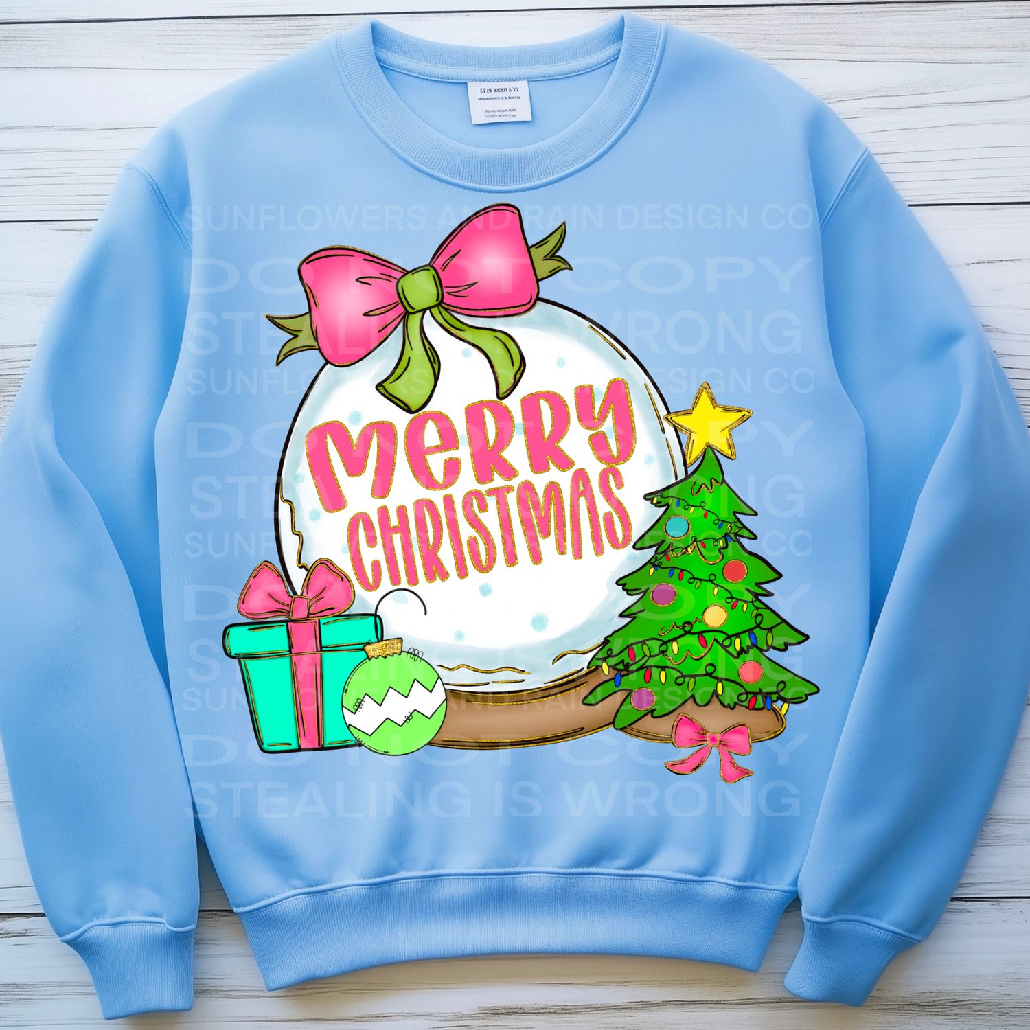 Merry Christmas snow globe png file for sublimation and dtf shirts. Digital download only.