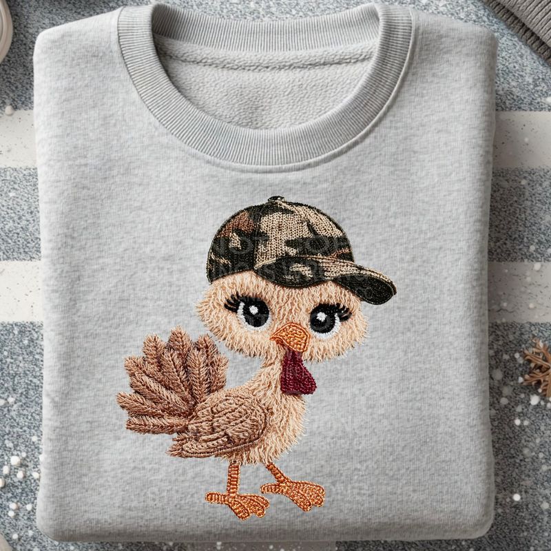 Faux yarn camo turkey png file for sublimation and dtf shirts. Digital download only.
