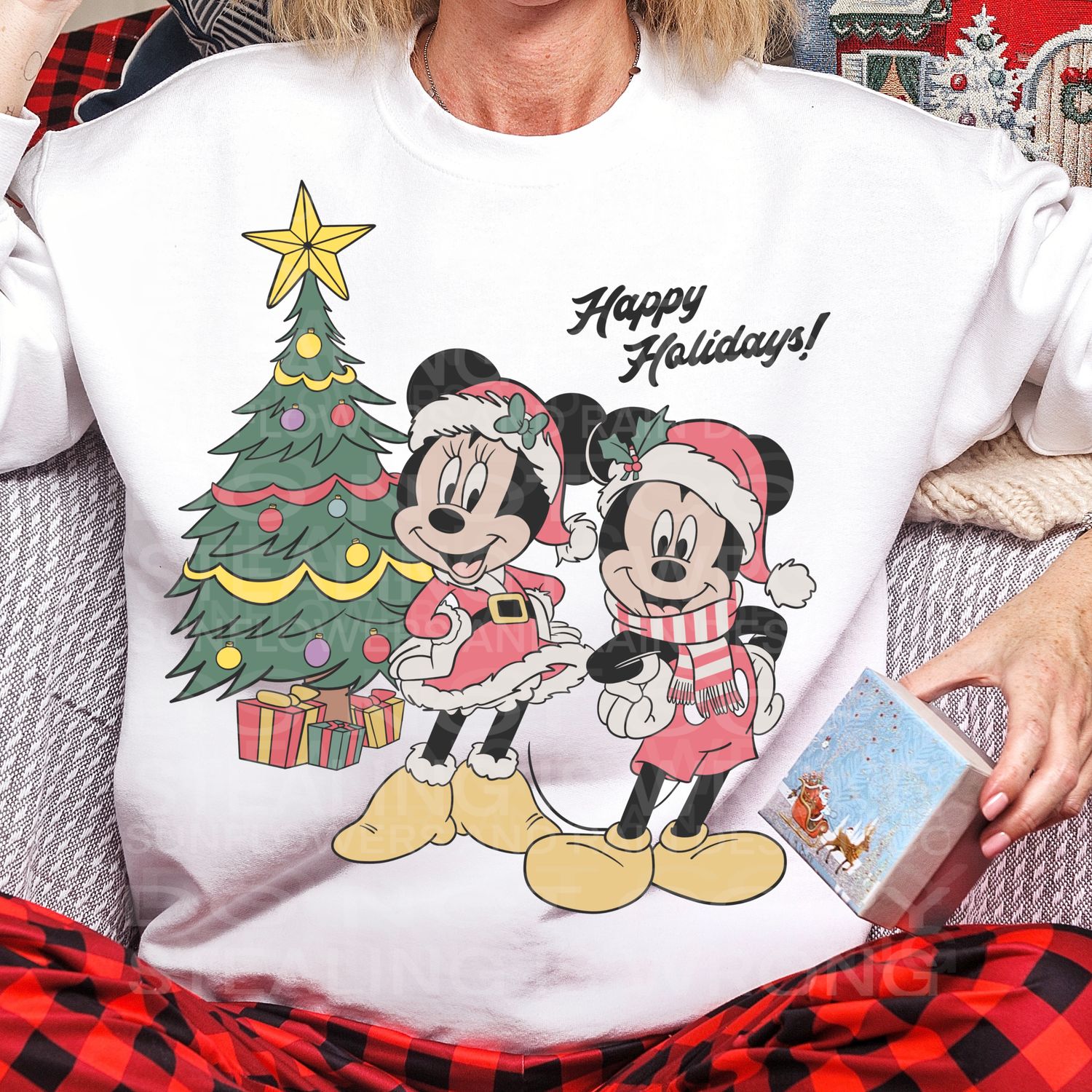 Mickey and Minnie Christmas png file for sublimation and dtf shirts. Digital download only.