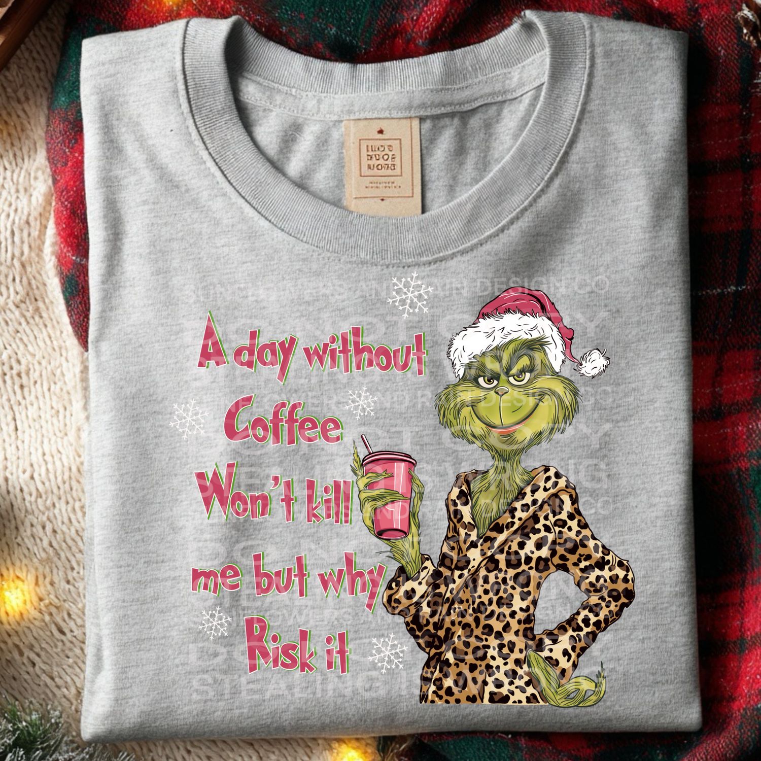 Grinch coffee png file for sublimation and dtf shirts. Digital download only.