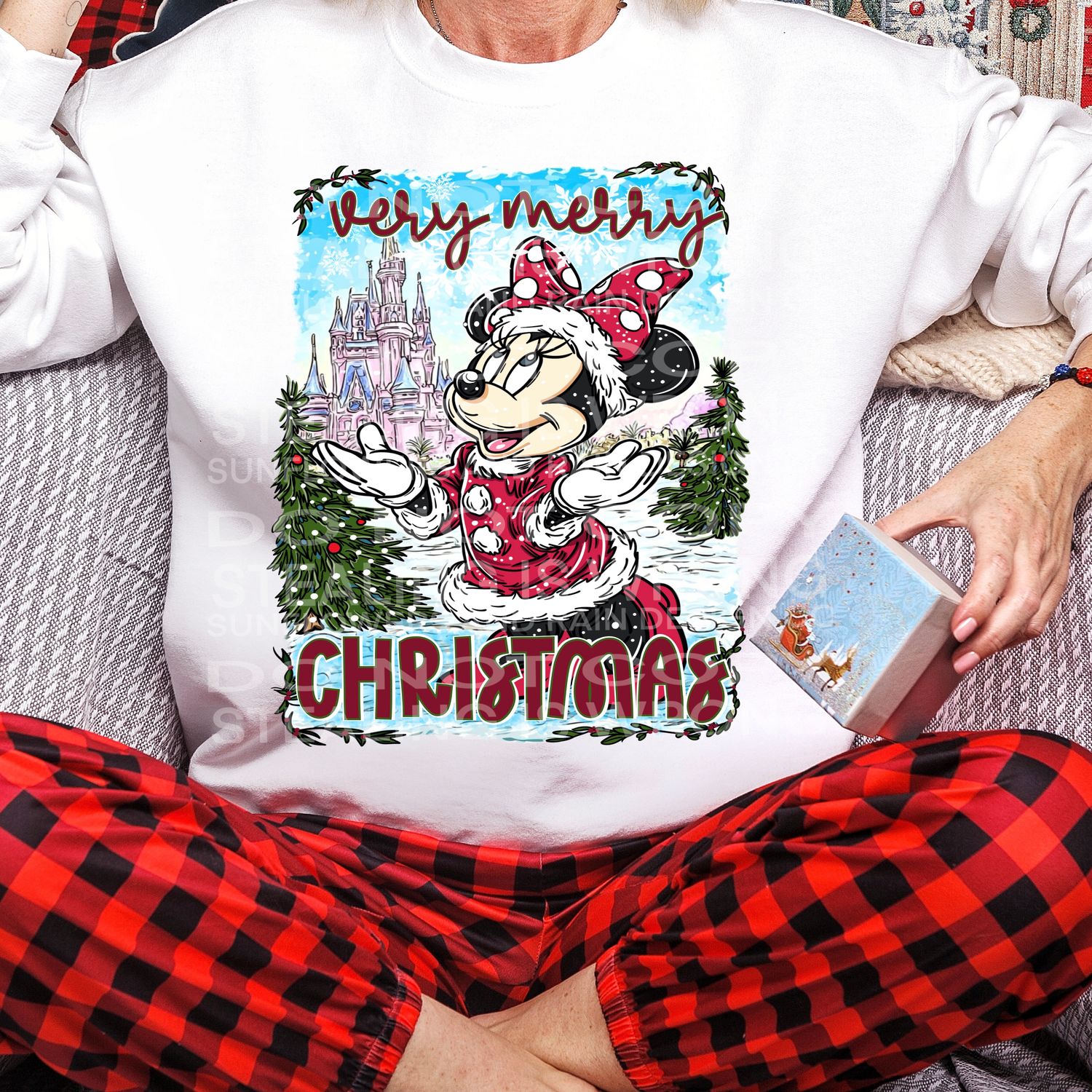 Minnie Christmas png file for sublimation and dtf shirts. Digital download only.
