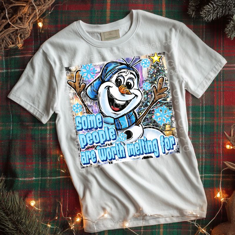 Olaf Christmas png file for sublimation and dtf shirts. Digital download only.