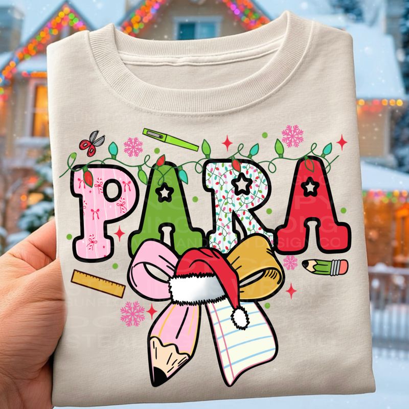 Para png file for sublimation and dtf shirts. Digital download only.